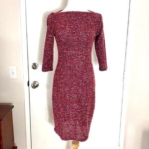 Jonathan Martin Marbled Knit Dress
